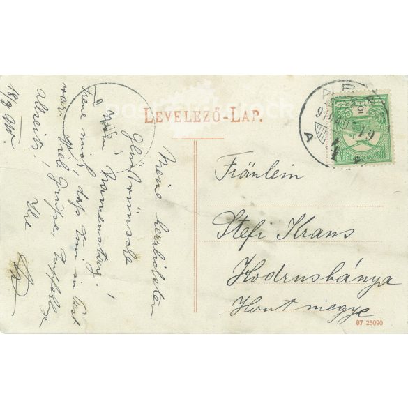 1918 - The inner gate of Arad Castle. Black and white photo sheet, old postcard. (2793461)