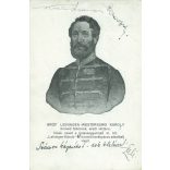 1933 - Károly Leiningen-Westerburg was so loved by the men of the 19th Regiment that he was rescued from Austrian captivity at the cost of his life in the Battle of Cibakháza on 24 February 1849. Black and white lithographed old postcard (2793467).