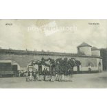 1913 - Arad. Part of the castle with the kazamas in which the captured officers of the army were held from 1849. Black and white photographic sheet, old postcard. (2793468)