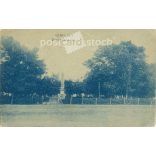 1909 - Verpelét. Liberty Square. Honvéd monument. Black and white photo sheet, old postcard. (2793474)