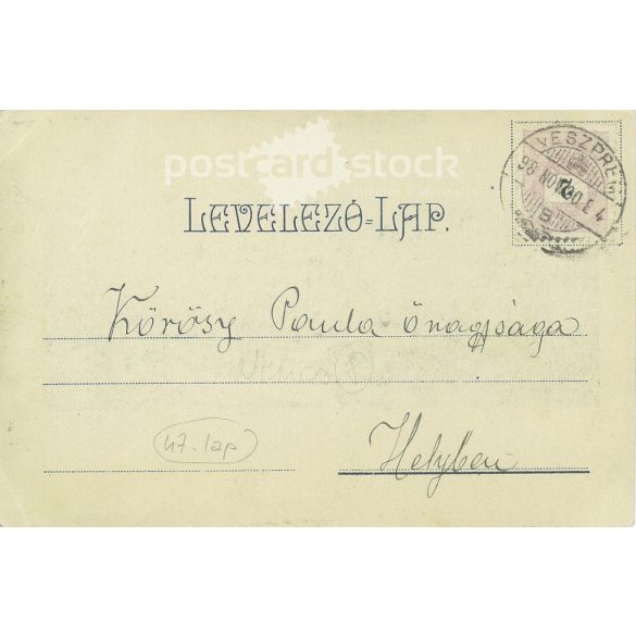 1898 - Lieutenant-Colonel Gergely Bethlen leads an army of Vilmos and Koburghussars in an assault on Russian artillery. Black and white photo sheet, old postcard. (2793486)