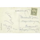 1915 - Nagykáta. Honvéd statue. Black and white photo sheet, old postcard. (2793495)