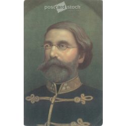   1904 - Tóth Ágoston Ráfael, Colonel of the Hungarian Defence Forces. Lithographed, old postcard. (2793497)