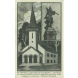 1947 - Statue of the Honvéd Statue of the 1848/49 War of Independence. The Reformed Memorial Church and Museum of the National Struggles of 1848/49 to be built in Isaszeg. (2793504)