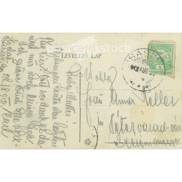 1912 - Isaszeg. Defence graves. Black and white photo sheet, old postcard (2793505)