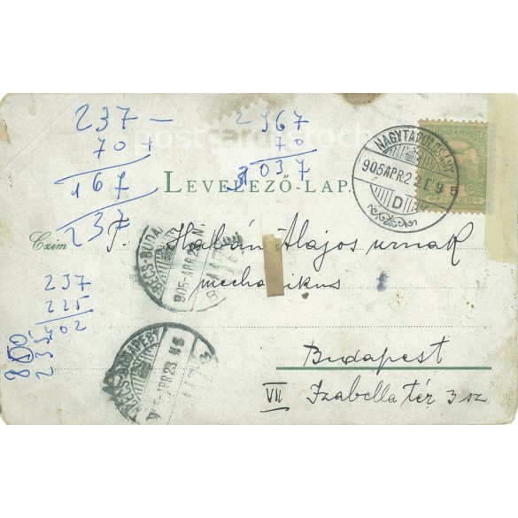 1905 - Battle of Oszőnyi. Before Komárom. Old postcard. (2793514)