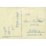 1958 - Pákozd. National Defence Monument on the main road of the village. Black and white photo sheet, old postcard (2793518)