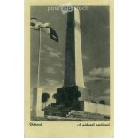 1951 - Pákozd. National Defence Monument on Mészeg Hill. Black and white photo sheet, old postcard. (2793519)