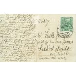 1908 - Franz Joseph I (1830-1916). Coloured lithograph. Old postcard. (2793533)