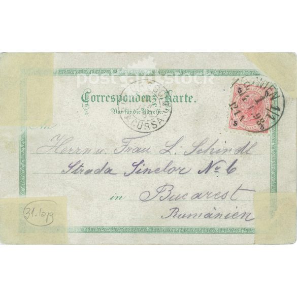 1898 - Postcard issued for the 50th anniversary of the reign of Franz Joseph I. Coloured lithograph. Old postcard (2793534)