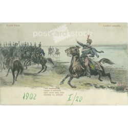   1902 - Century of Lenkei (illustration for a poem by Petőfi). Old postcard. (2793537)