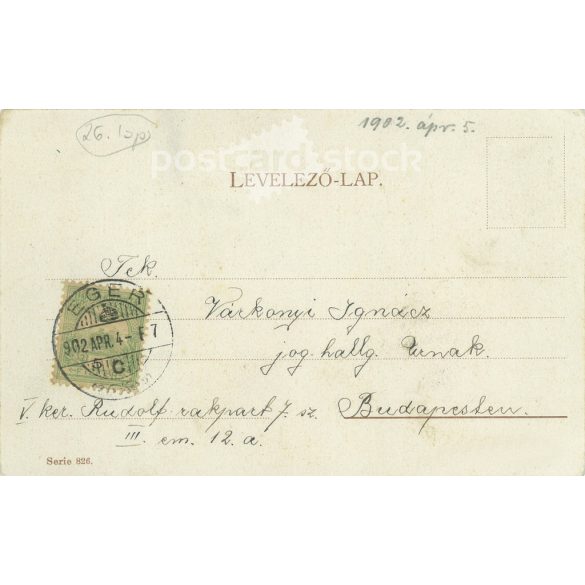 1902 - Petőfi's Songs series. The Hungarian people, (Pest, June 1848) Old postcard (2793539)