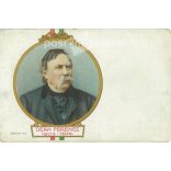 1914 - Ferenc Deák (1803-1876) Member of Parliament for the district of Zalaszentgrót. Coloured lithograph. Old postcard (2793541).