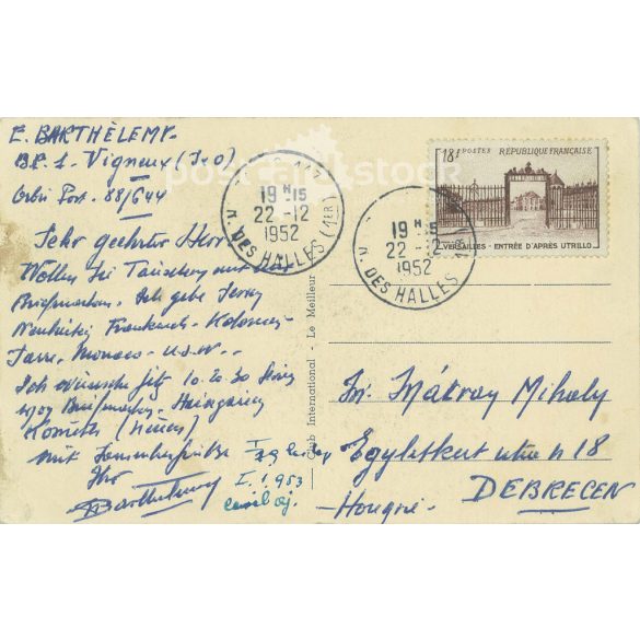 1952 - Lajos Kossuth in 1848. French postcard. (2793545)