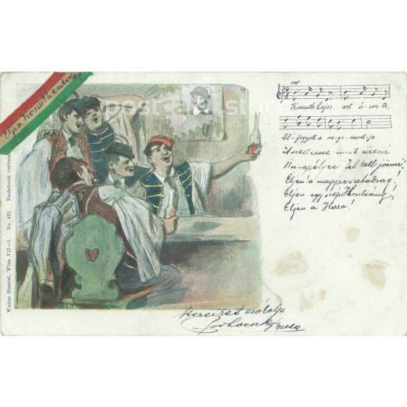 1902 - "Lajos Kossuth said..." Old postcard (2793548)
