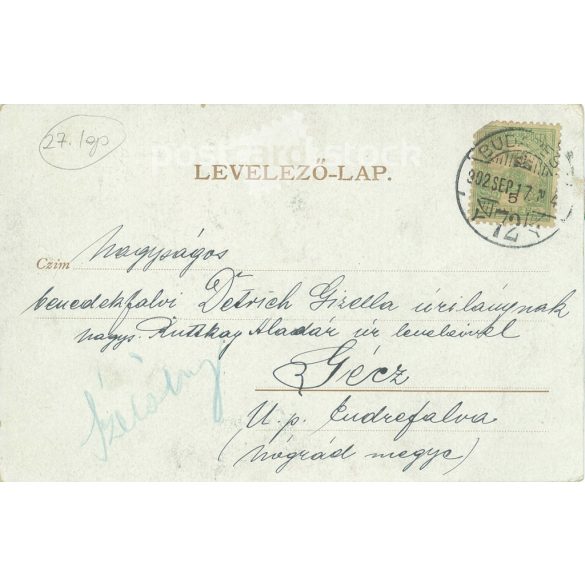 1902 - "Lajos Kossuth said..." Old postcard (2793548)