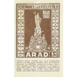 1920s. Land consecrated with our blood. Arad! Old postcard, lithographed in one colour (2793550)