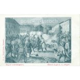 1899 - Hentzi is shot dead. Old postcard (2793558)