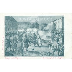 1899 - Hentzi is shot dead. Old postcard (2793558)