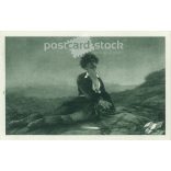 1923 - Death of Petőfi (oil painting by Viktor Madarász, 1875). Old postcard (2793573)