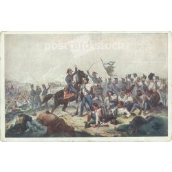  1908 - Austrian infantry at the Battle of Timisoara. Old postcard (2793577)