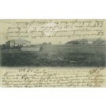 1900 - The walls of Timisoara Castle in the early 1900s. Black and white photo sheet, old postcard (2793580)