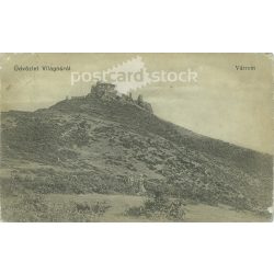   1916 - Clear. Weltos castle overlooking the vineyard. Black and white photo sheet, old postcard. (2793583)