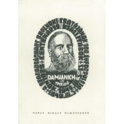   Commemorative sheet issued for the centenary of the Battle of Szolnok, with the portrait of János Damjanics. Woodcut by Mihály Patay (2793589)