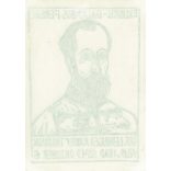 Exlibris - Ferenc Galambos. Grf. General Károly Leiningen (1819. Arad 6 October 1849. woodcut (2793591)