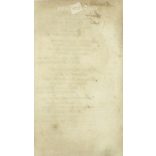 1850s. Farewell to the Hungarian exile in exile. A page from a memorial book, poem by an unknown poet (2793597)