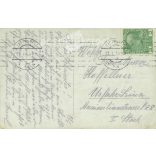 1915. Studio photo of a young officer, Salzburg stamped. The person in the photo and the photographer are unknown. Original old photo. Gelatin silver. Black and white photo plate, old postcard. (2793619)