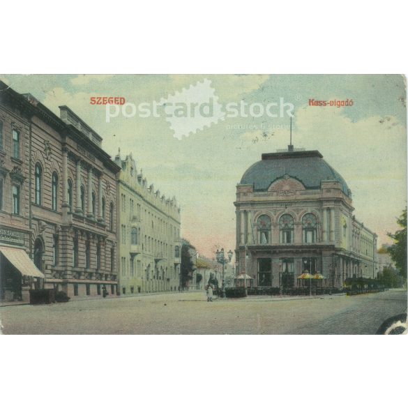 1912 – Szeged. Kass-vigadó. Original paper image. Colored photo, old postcard. (2793625)