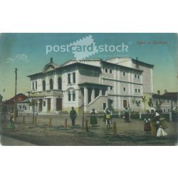   1910s. Eger. Theater. Original paper image. Colored photo, old postcard. (2793626)