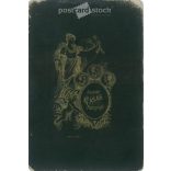 Early 1900s. Studio photo of a young couple. The photo was taken in Alexander Vasas’s studio. The person in the photo is unknown. Old photo. Original  Cabinet card / CDV photo / hardback photo. (2793643)