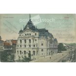 1907 - Košice, National Theatre. Published by Eschwig and Hajts. Original old photo. Colored photo, old postcard. (2793656)