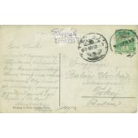 1907 - Košice, National Theatre. Published by Eschwig and Hajts. Original old photo. Colored photo, old postcard. (2793656)