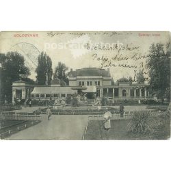   1910 - Cluj-Napoca, Promenade kiosk. Original old photo. Black and white photo album, old postcard. (2793749)