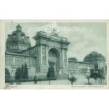 1930 - Industrial Hall in the City Park. Budapest. Original photo. Black and white photo album, old postcard. (2793848)