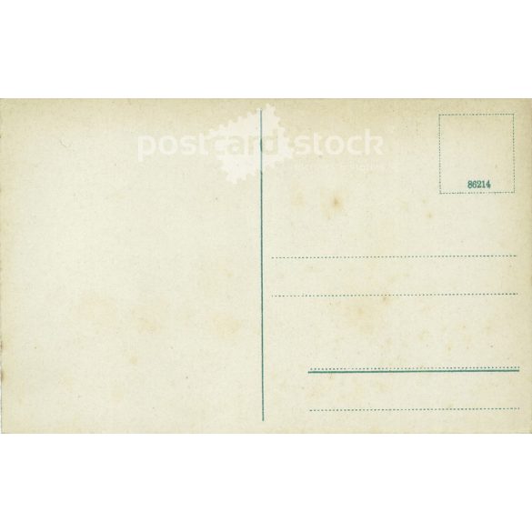 Ostoros folk costume. The people in the picture and the photographer are unknown. Color photo, old postcard. (2793862)