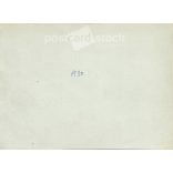 1930 - Family group photo at the entrance, with pets. The people in the photo and the photographer are unknown. Original old photo. Black and white photo, original paper photo. (2793873)