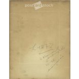 1872 - Young officer and his wife, studio photo. The person in the photo and the photographer are unknown. Original old photo. Black and white, laminated photo, original paper photo. (2793878)