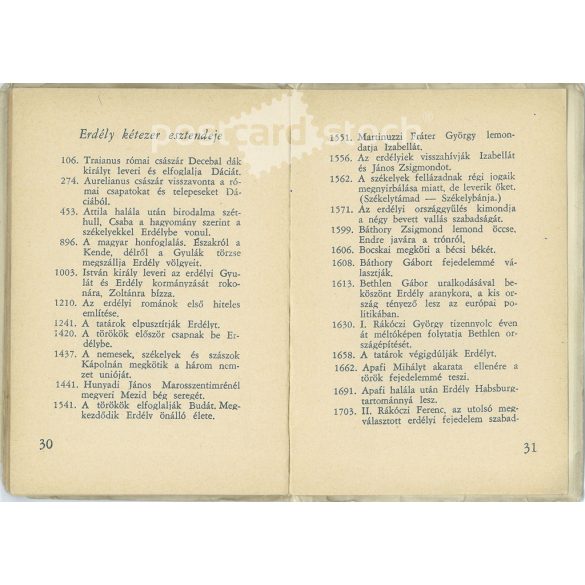 1940 - Transylvanian Calendar. Published by the Transylvanian Men’s Association. Softcover, stapled, glued binding. (2793879)