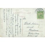 1915 - Statue of Ferenc Rákóczi II, Sombor. Original old photo. Colored photo, old postcard. (2793884)