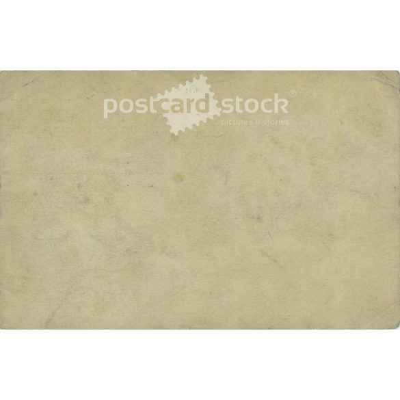 Photo of a young girl. The person in the photo and the photographer are unknown. Original old photo. Black and white photo, original paper photo. (2793888)