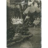 1921- Summer, Szondy Street. To my dad from Luca. Original old photo. Black and white photo, original paper copy. (2793889)