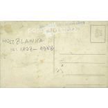 Circa 1919. Studio photo of Holcz Blanka. The photo is the work of the Aréna photographic and enlargement studio, Budapest. Original old photo. Black and white photo sheet, old postcard. (2793891)