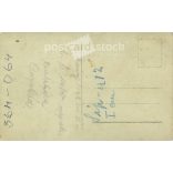 1922 - Balatonberény. “In memory of better days.” The people in the picture and the photographer are unknown. Old photo. Original photo. Black and white photo, old postcard. (2793896)